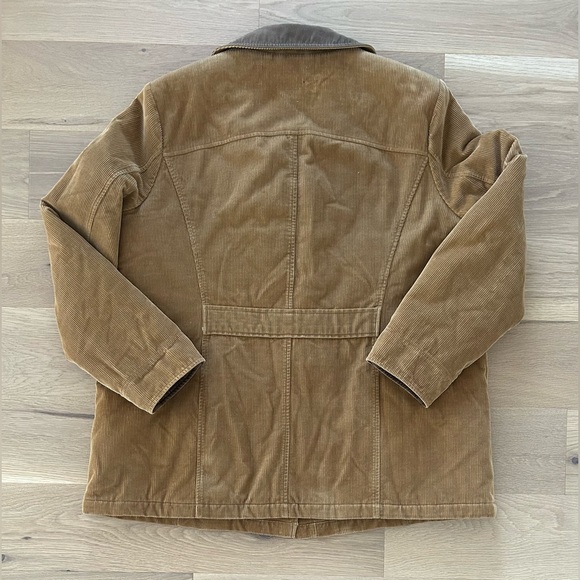 Vintage LL Bean Corduroy Quilted Thinsulate Barn Chore Coat Jacket - Picture 2 of 5